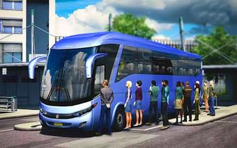 Imagen 0 para US Smart Coach Bus 3D: Fr…