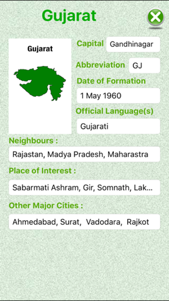 Image 2 for India States & Capitals. …