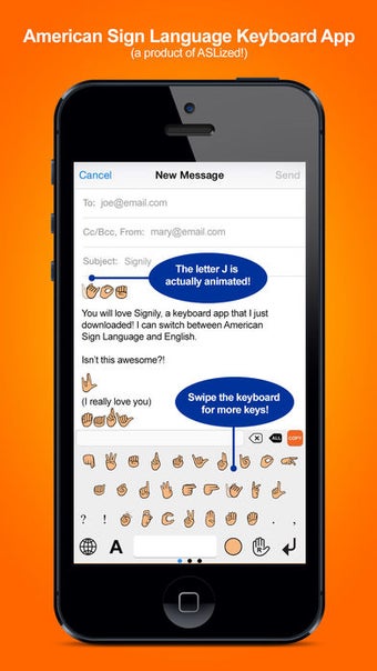 Image 2 for Signily Keyboard - Sign L…