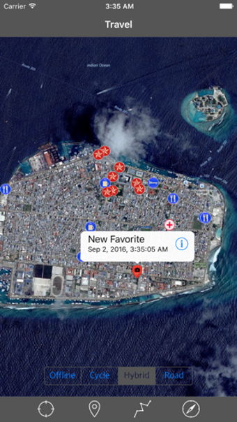 Image 0 for MALDIVES  GPS Travel Map …