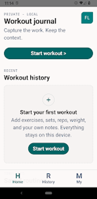 Imagen 0 para FitLog Workout Notes