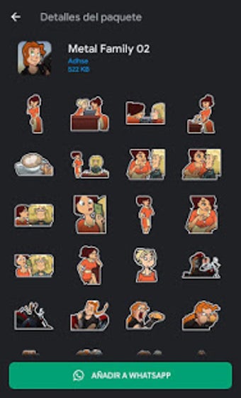 Image 1 for Metal Family Stickers