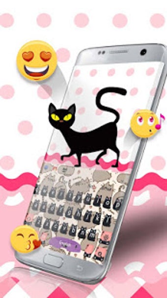 Imagen 0 para Black CAT keyboard