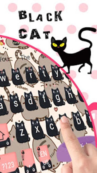 Imagen 2 para Black CAT keyboard
