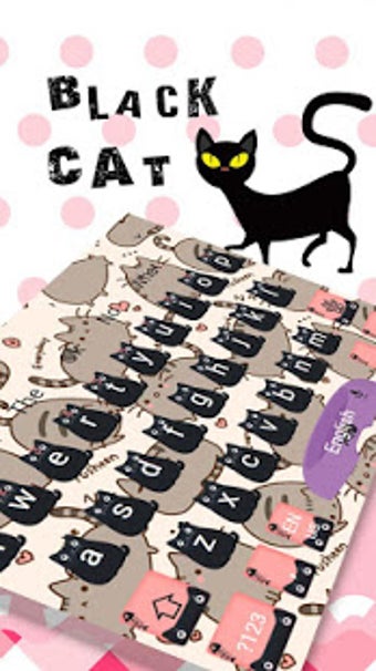 Imagen 1 para Black CAT keyboard