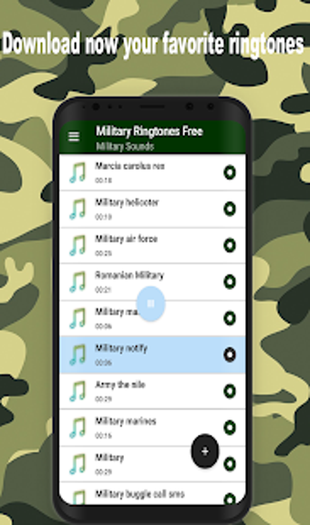 Image 1 for Military ringtones free