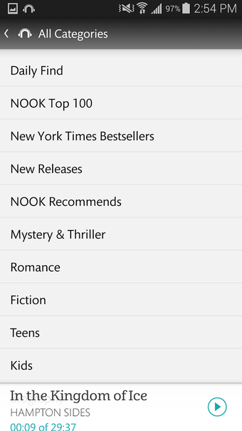 Image 3 for NOOK Audiobooks