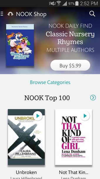 Image 1 for NOOK Audiobooks