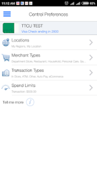 Image 0 for TTCU Debit Card App