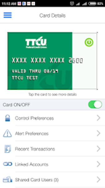 Image 2 for TTCU Debit Card App