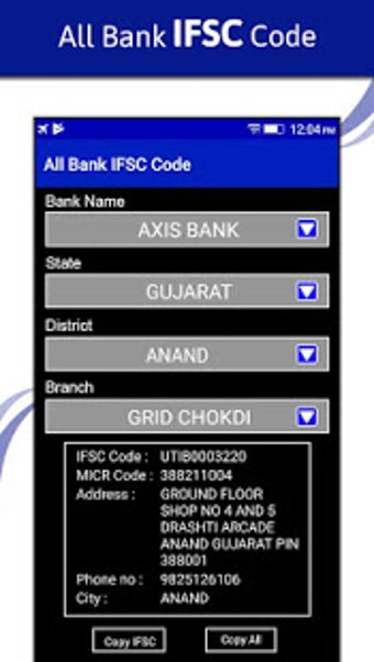 Image 1 for All Bank IFSC Code