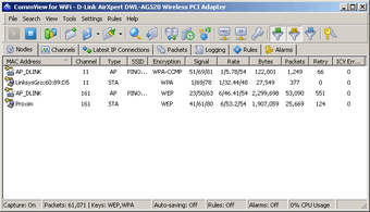 Image 0 for CommView for WiFi