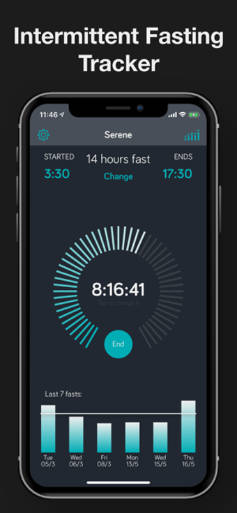Image 1 for Serene Fasting Tracker