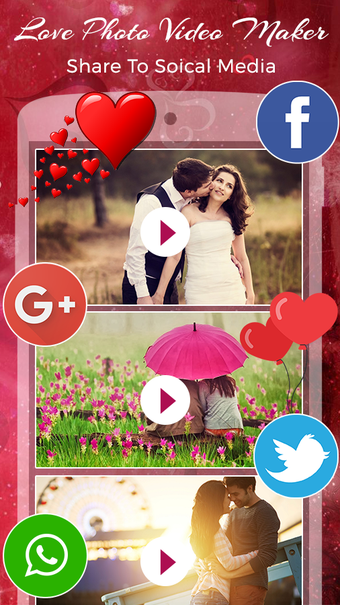 Imagen 1 para Love Photo To Video Maker