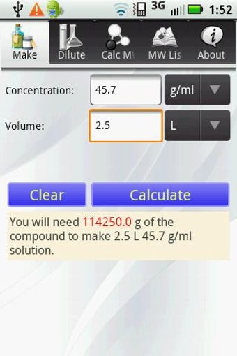 Imagen 3 para Solution Calculator Lite