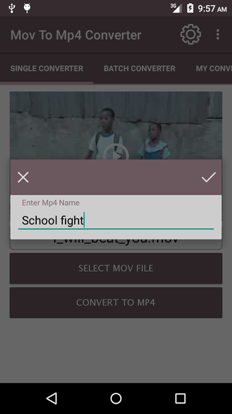 Imagen 1 para Mov To Mp4 Converter