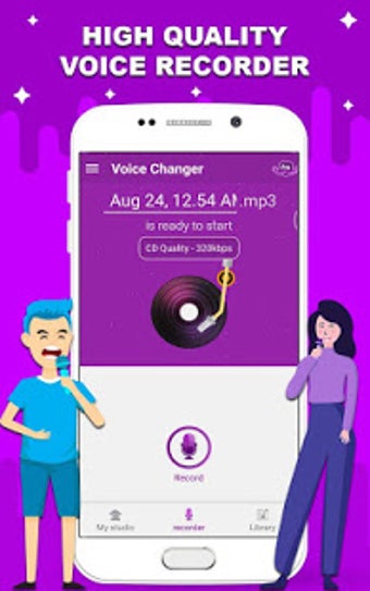 Imagen 2 para Voice changer - Music rec…
