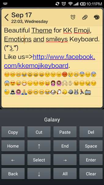 Image 0 for Emoji Keyboard for Galaxy…