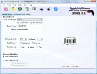 Image 0 for Barcode Label Generator a…