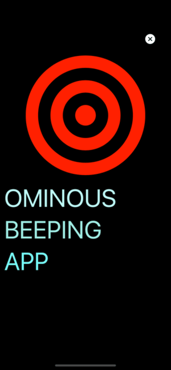 Image 1 for Ominous Beeping App +