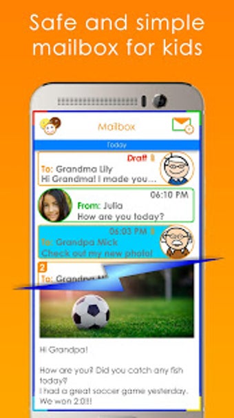 Imagen 1 para Tocomail - Email for Kids