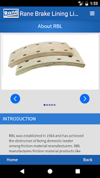 Imagen 1 para Rane Brake Lining