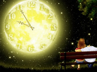 Imagen 0 para Full Moon Clock Live Wall…