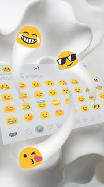 Imagen 0 para Pearl white & emoji pro k…