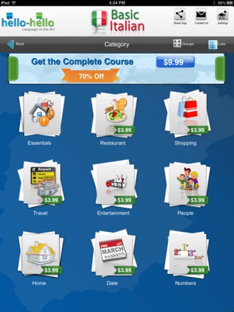 Imagen 0 para Learn Italian - Vocabular…