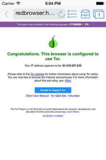Image 0 for Red Onion - Tor-powered w…