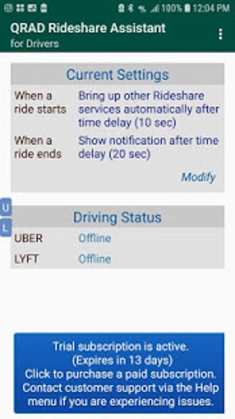 Imagen 1 para QRAD Rideshare Assistant …