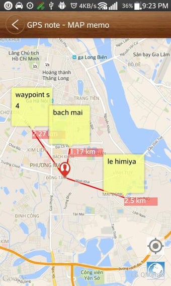 Imagen 1 para GPS memo - MAP note