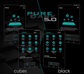 Image 2 for [EMUI 5/8/9.0]Pure Dark 5…