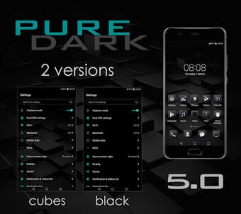 Image 1 for [EMUI 5/8/9.0]Pure Dark 5…