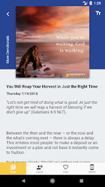 Image 0 for Daily Hope - Pastor Rick …
