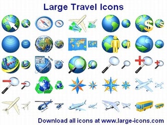 Imagen 0 para Large Travel Icons