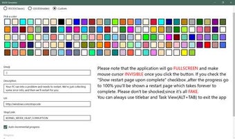 Image 0 for BSOD Simulator for Window…
