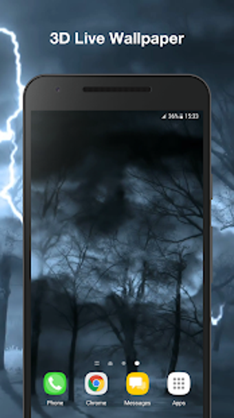 Image 0 for Lightning Storm Live Wall…