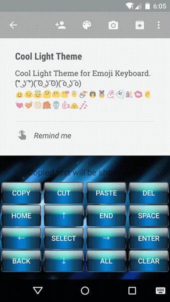 Imagen 1 para Cool Light Emoji Keyboard