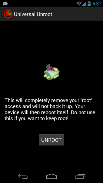 Image 1 for Universal Unroot