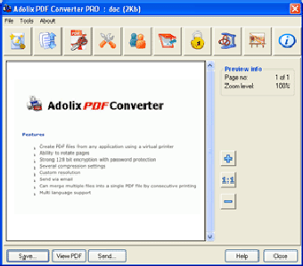 Image 0 for Adolix PDF Converter Pro