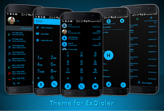 Image 3 for Dialer theme Flat Black B…
