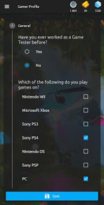 Image 0 for Game Tester