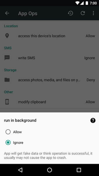 Image 1 for App Ops - Permission mana…
