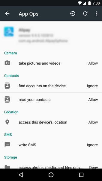 Image 1 for App Ops - Permission mana…