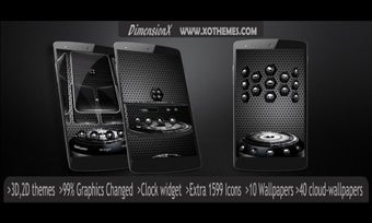 Imagen 1 para Next Launcher Alien Dark …
