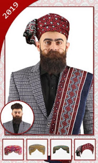 Image 3 for Sindhi Ajrak Man Style Ph…