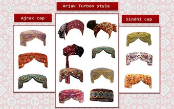 Image 1 for Sindhi Ajrak Man Style Ph…