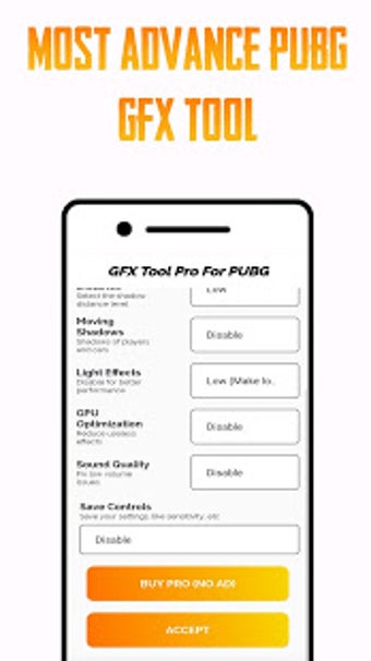 Image 0 for GFX Tool PUBG  (Advance F…