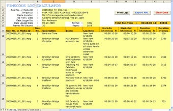 Imagen 0 para Timecode Log